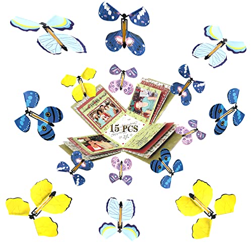 Magic Flying Butterfly for Explosion Box Back to School Gift Cards 15 ...