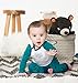 Lamaze Organic Baby Baby Boys Long Sleeve Cotton Bodysuit, Snap Closure, Blue and Green Woodland, 3 Months