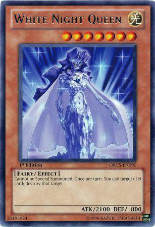 Yu-Gi-Oh! - White Night Queen (ORCS-EN090) - Order of Chaos - 1st Edition - Rare