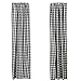 LGHSPOM Buffalo Plaid Curtains Black and White Curtains Buffalo Check Curtains Buffalo Plaid Decor for Christmas, Thanksgiving Farmhouse Curtains for Living Room, 53x84inch Pack of 2