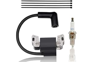 XINGEHOR 593872 84005272 Ignition Coil for Briggs and Straton Armature Magneto 450E 550E 550EX Engine Craftsman MTD Yard Machine Lawn Mower Parts 798534 799582 B&S 08P502 09P602 09P702 Coil with Spark Plug