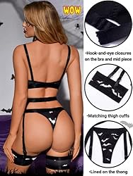 Kaei&Shi Garter Belt Thong Lingerie for