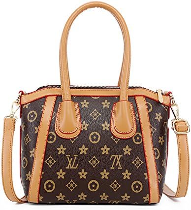 XL Fashion Letter Printed Women's Shoulder Bag PU Messenger Handbag-C003