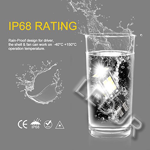 image for LEDUR 921 T15 906 LED Backup Lights Bulb W16W T16 912 Non-Polarity Can