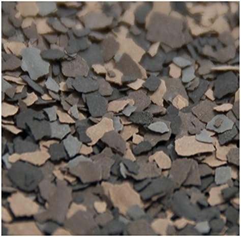 1/4" Chipflakes Epoxy Paint Chips (10lb, Java Blend)
