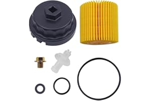 SHONEE Genuine 04152-yzza1 Oil Filter & Wrench & Oil Drain Plug for Toyota, Tacoma, Lexus, RAV4, Camry etc. Filter Removal Tool Set for Oil Change
