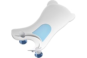 Baby Sink Bath with Suction Cup, Portable Ergonomic Design Sink Baby Bath, Safe PP Buttock Support Washing Tool for Counter B