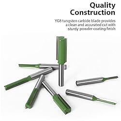 Saipe 7pcs 1/4" Shank Tungsten Carbide