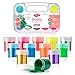 DACO Duella Kids Paint, 12 Colors Art Set, 0.7 fl.oz (20ml) Paint Pots with Carry Case, School Supplies for Kids, Non Toxic Gouache Paint, Washable Paint for Kids, Art and Craft Supplies & Materials