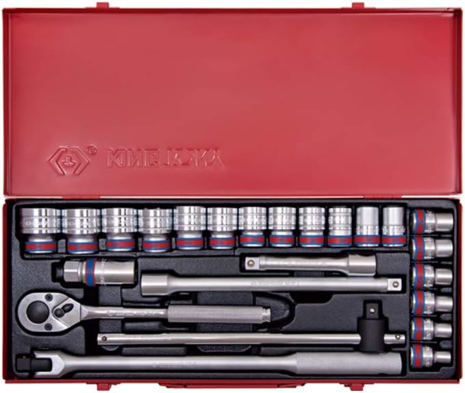 king tony 4026SR03 Socket Wrench, 1/2inch, Set of 24 Amazon.co.uk Car & Motorbike
