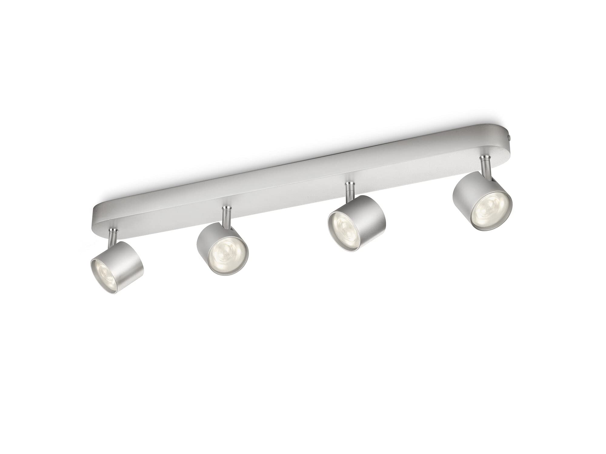 Philips MyLiving Star 4 Bar Spotlight Ceiling Light (Integrated 4 x 3 W LED Bulb) - Aluminium, Silver — image 1