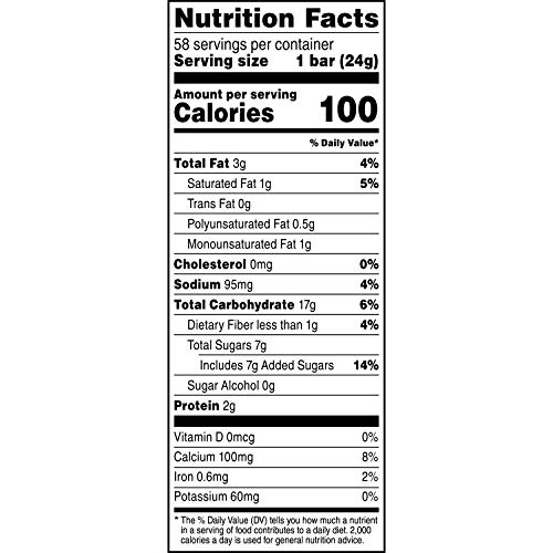 QUAKER CHEWY GRANOLA BARS, PEANUT BUTTER CHOCOLATE CHIP, 58 COUNT