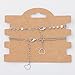 Boosic Multi Layer Bracelets Disc Satalite Chain Link Bracelets Minimalist Jewelry For Women Silver Tone