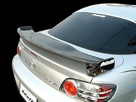 Amazon Rx 8 カーボンリアスポイラー クリア塗装済み リアスポイラー 車 バイク