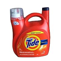 Tide Original 037000777335 High Efficiency Laundry Detergent 150 Oz / 4.43L Mega Value Size -110 Loads (2x Ultra Concentrated) More Power Per Drop