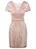 Vijiv Flapper Dresses 1920s Gatsby Art Deco Sequin