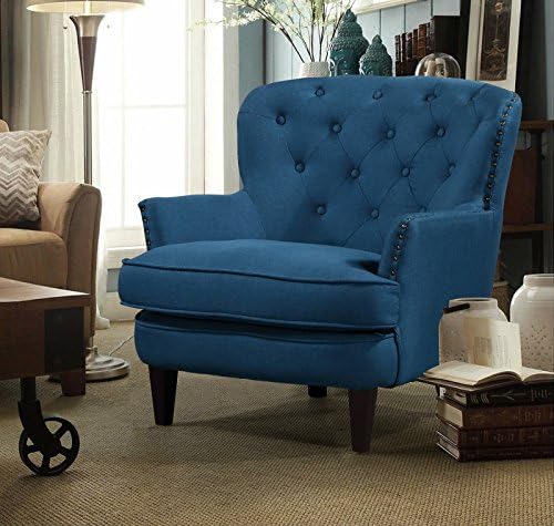 Argo FurnitureCollingdale Wood Frame Armchair, Blue