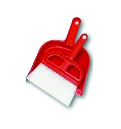 Truvic Cleaning Mini Broom Dustpan Suit Small Broom Dustpan Set/Household Table Cleaning Brush Mini Desktop Dust Broom Dustpan Computer Keyboard Dusting Brush