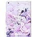 iPad Air Case, iPad 5 Case, Dteck(TM) Colorful Painting Magnetic Closure Design Wallet Case with [Auto Wake/Sleep Function] Flip Stand Smartshell Cover for Apple iPad Air/iPad 5 (2 Life is Beautiful)