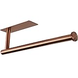theaoo Rose Gold Paper Towel Holder - Under Cabinet
