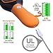 Foot File, Hausbell 203 Rechargeable Callus Remover Pedicure Tools Cordless for Foot Care with FDA Certified (Orange)