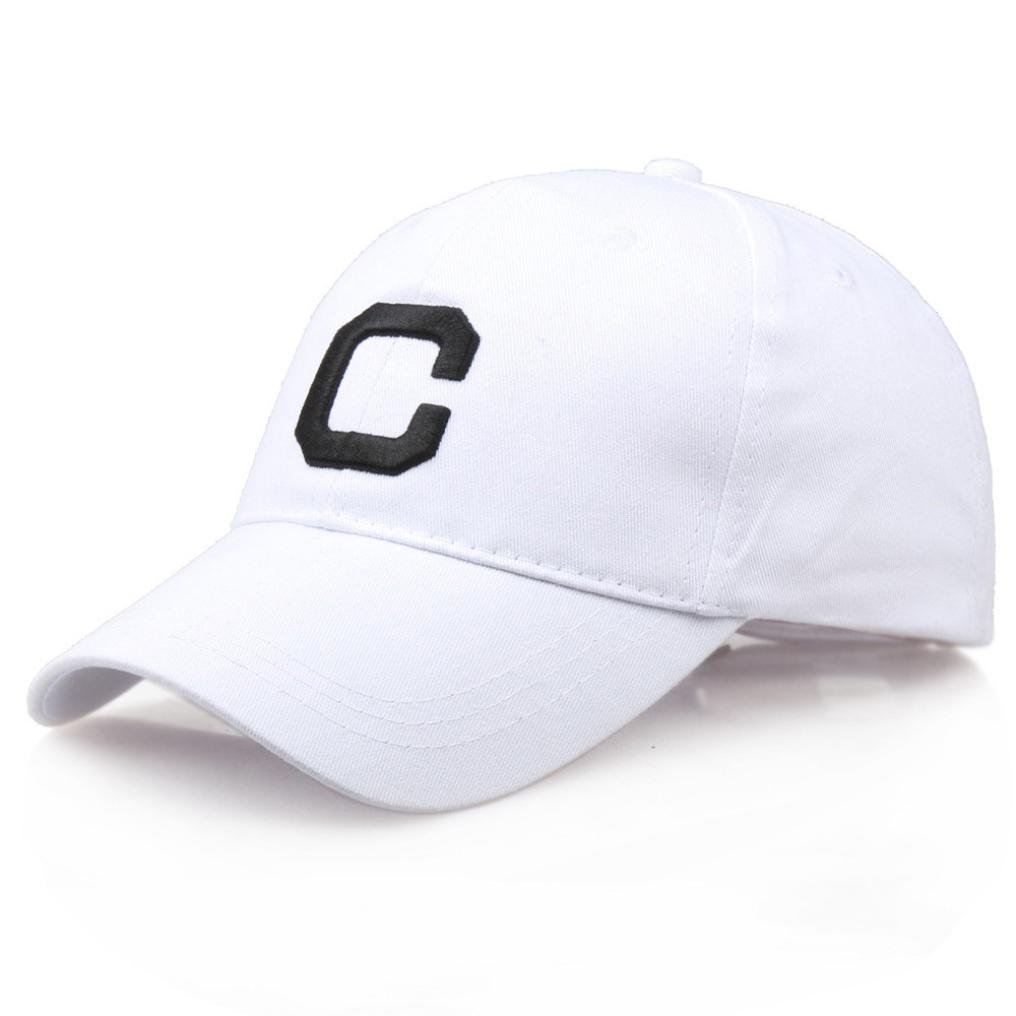 baseball cap with letter c