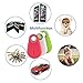 GBD 3pcs Smart Finder Bluetooth Locator Pet Tracker Alarm Wireless Anti-lost Sensor Remote Selfie Shutter Seeker for Kids Bag Wallet Keys Car SmartPhone［Random color］