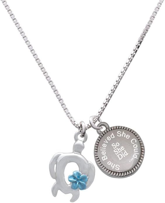 Delight Jewelry Open Sea Turtle with Blue