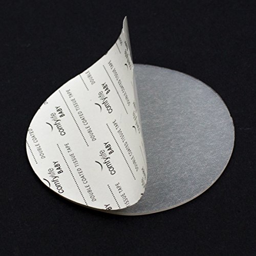 6 Adhesive Pads (2.45 Diameter) – Single Sided Adhesive Disks – Perfect Disk for Suction Mount - GPS Adhesive Disc – Suction Disk for All Kinds of Mounts & Jobs (6)
