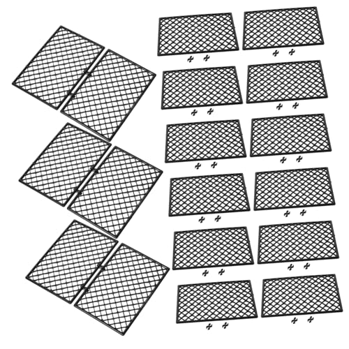 HAWILLOSCH 30pcs Rc Drift Car Garage Assembly Panels DIY Traffic Parking for Remote Control Car Racing Versatile and Easy to Assemble Mesh Panels for Custom Layouts