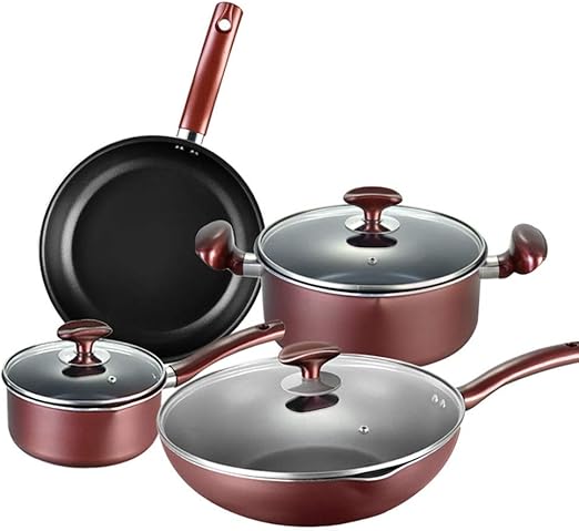 Amazon Com Kitchen Cookware Sets Hard Anodized Aluminum Cookware
