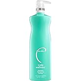 Malibu C Scalp Wellness Hair Shampoo - Sulfate-Free &amp; Moisturizing Shampoo - Nourishing Scalp Care with Sulfate-Free Surfactant Technology (33.8 oz)