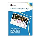 Half Folding Greeting Card Paper - 100sheets