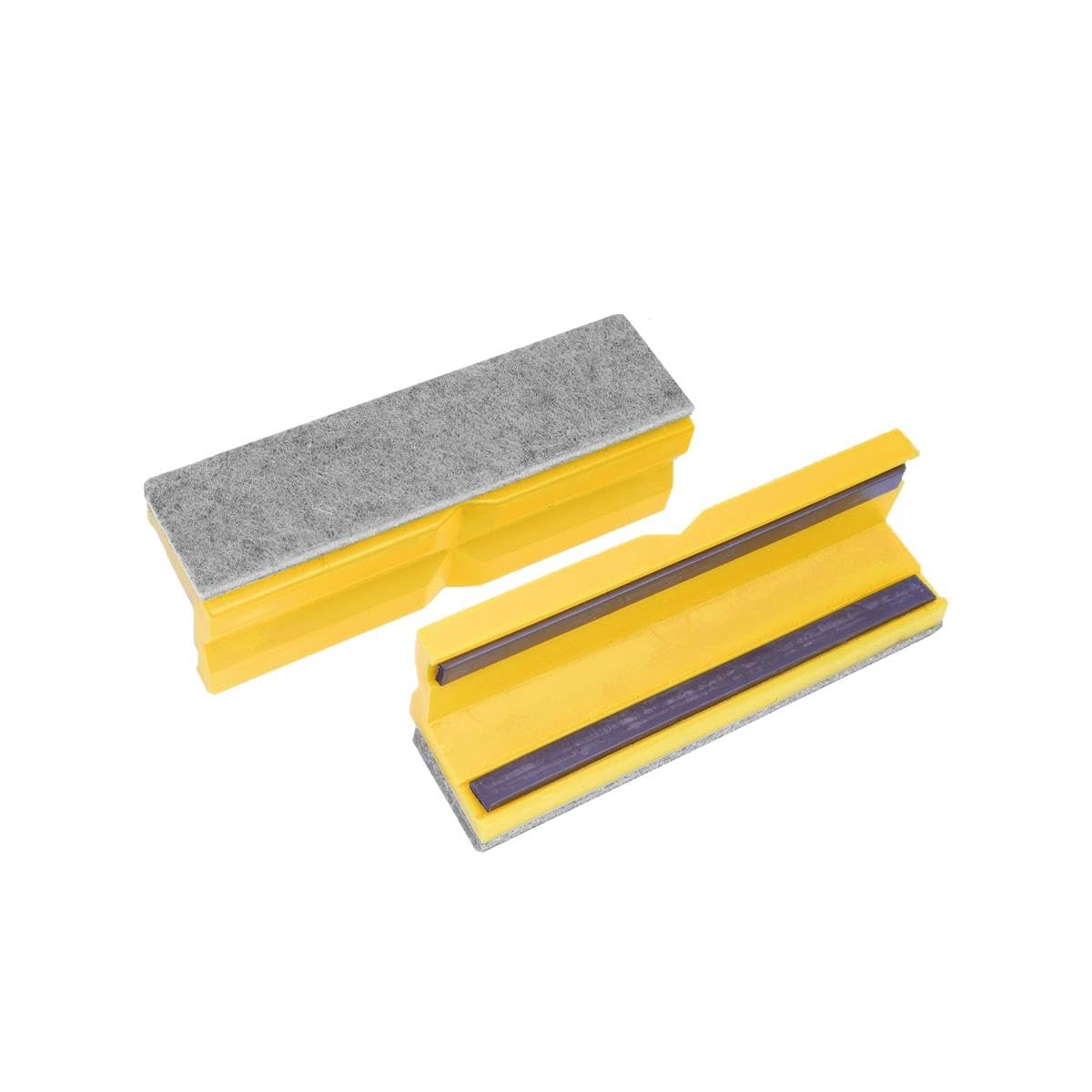 Bernstein Tools for Electronics Vice Jaws 100 mm Magnetic Protective Jaws Felt Coating Yellow