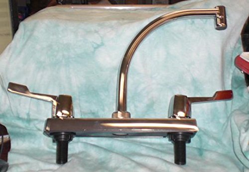 Usa Made Rv Ada Mobile Home 8 Chrome Hi Arc Pot Kitchen Faucet