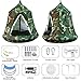 GARTIO Hanging Tree Tent, Swing Play House, Portable Hammock Chair, with LED Decoration Lights, Inflatable Cushion, Suit for Adult and Kids Indoor Outdoor, Max Capacity 330lbs (Camouflage)