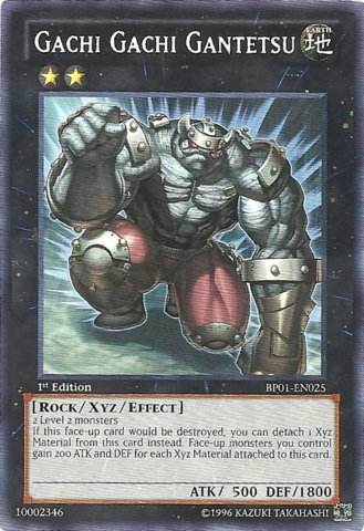 Yu-Gi-Oh! - Gachi Gachi Gantetsu (BP01-EN025) - Battle Pack: Epic Dawn - 1st Edition - Rare