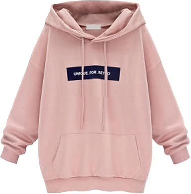 plus size pink hoodie sweatshirts