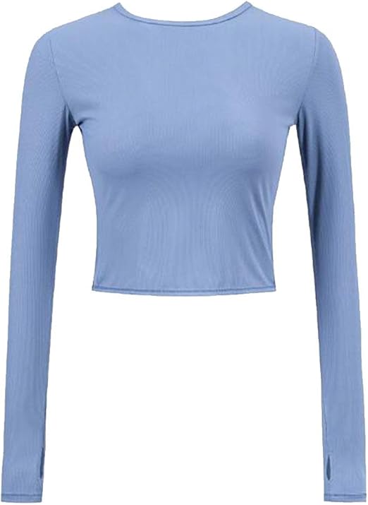 HZH Top de Yoga para Mujer, Camiseta de Fitness para Correr ...
