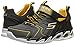 Skechers Kids Boys' Gunray Air-Protium Sneaker,Black/Charcoal/Yellow,12.5 M US Little Kid