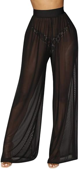 baggy flared trousers