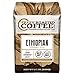 Fresh Roasted Coffee, Organic Ethiopian Sidamo Natural | USDA Organic, 100% Single Origin, Kosher | Light Roast 2 lb (32 oz) Whole Bean