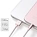 iPhone Charger, IWAVION 2Pack 6FT Lightning Cable Extra Long Nylon Braided 8 Pin USB Charging Cord for iPhone se/6/6s/6 plus/6s plus, 5c/5s/5, iPad Air/Mini, iPod Nano/Touch (Rose Gold)