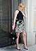 Floerns Women's Summer Floral Print Sleeveless Halter Neck Beach Party Dress