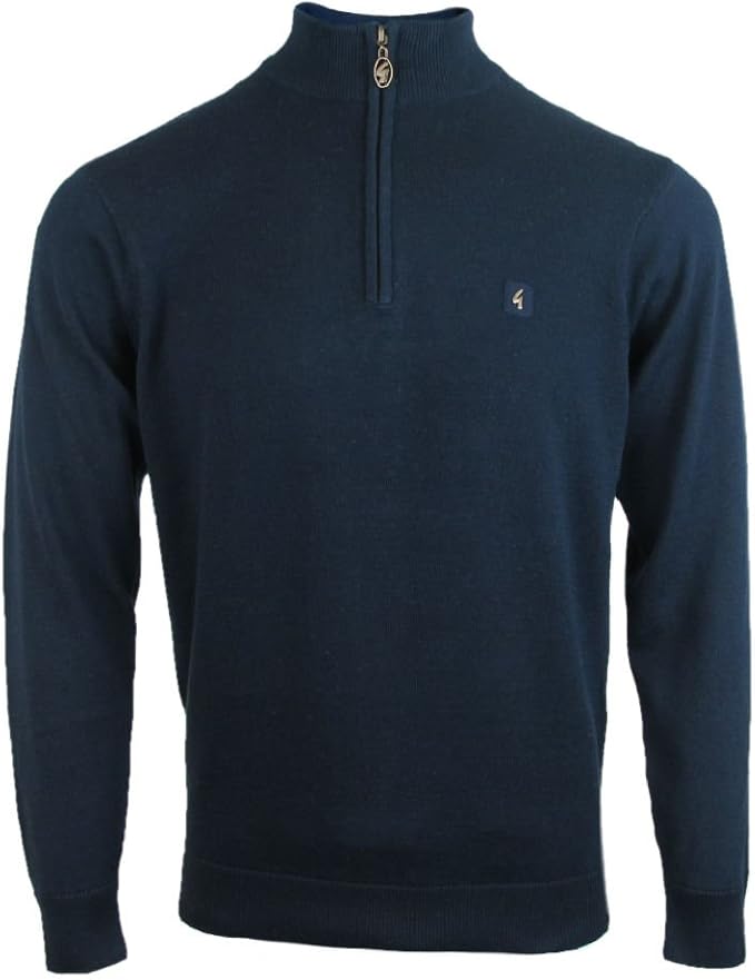 Gabicci Mens Navy Sigma Half Zip Knit Jumper S Amazon.co.uk Clothing