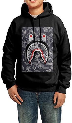 Younth's Bape Shark Bomber Hooded Sweatshirt