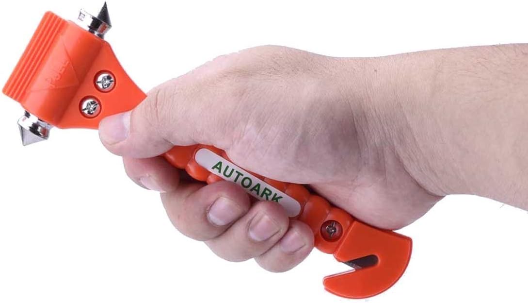 Autoark Car Safety Antiskid Hammer Seatbelt Cutter Emergency Class - Image 4