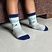 RATIVE Non Skid Anti Slip Cotton Crew Baby Babies Infant Infants Socks for Boy Boys 6-9 6 9 12 Month Months Old With Walker Grip Grippers (6-12 Months,12-pairs/RB-71317)