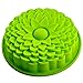 Longzang 9" Sunflower Bread Pie Flan Tart Birthday Party Cake Silicone Mold Pan Bakeware (Colors may vary) primary