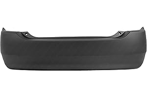 MBI AUTO - Painted To Match, Rear Bumper Cover Replacement for 2004-2009 Toyota Prius Sedan 04-09, TO1100239